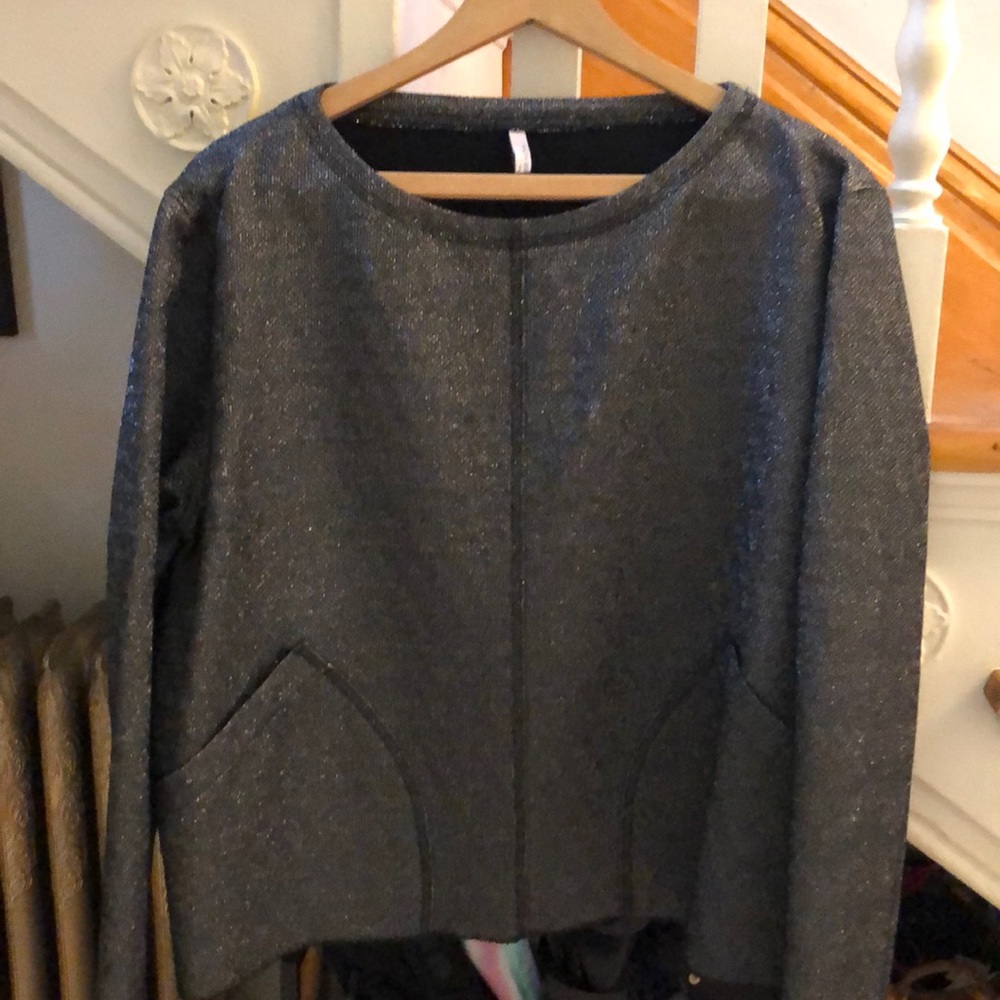 Faith connexion metallic sweater top